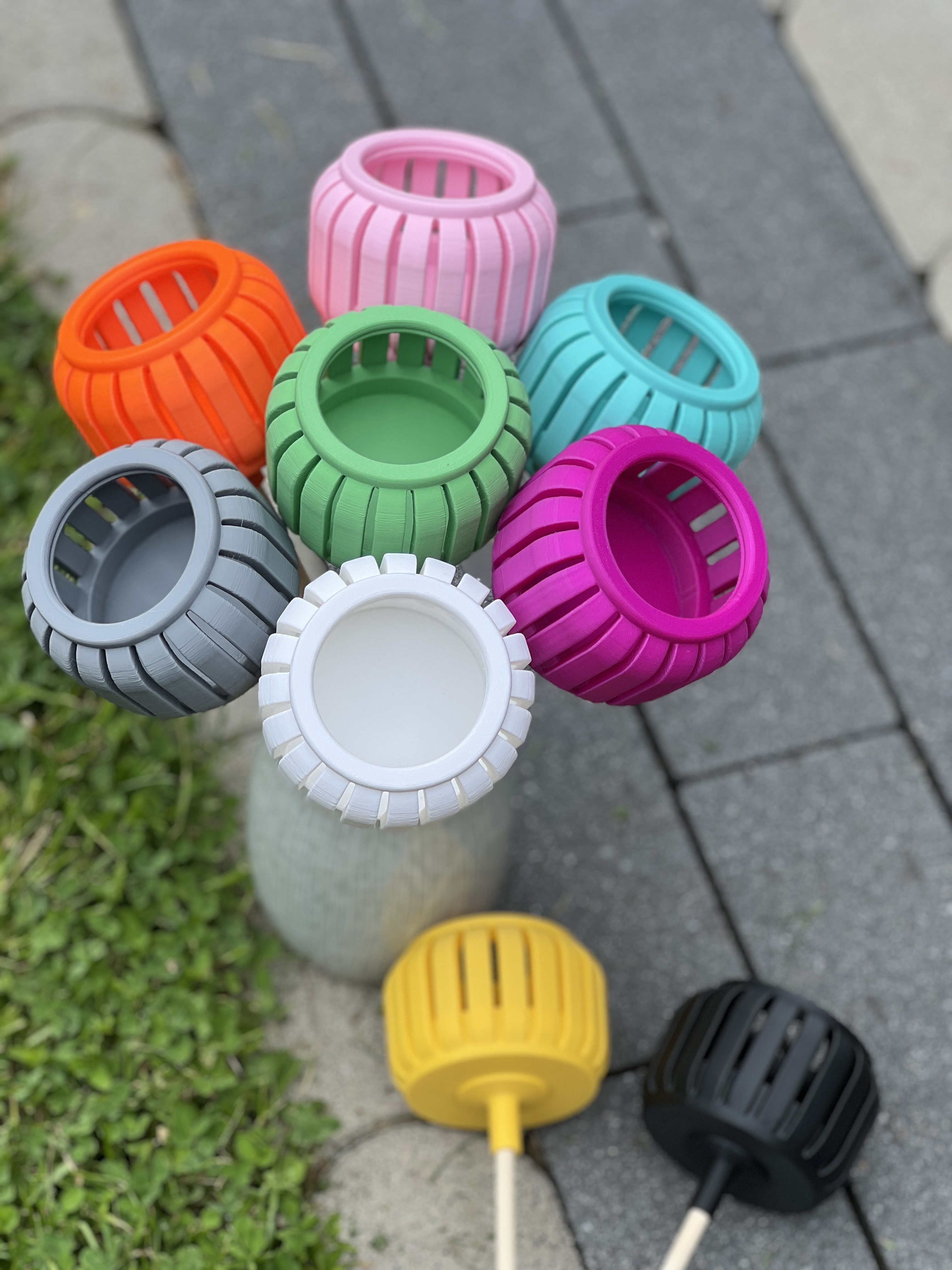 Nachhaltige 3D Druck Gartenfackel – moderne Outdoor Beleuchtung für Garten & Terrasse – stilvolle Gartendeko