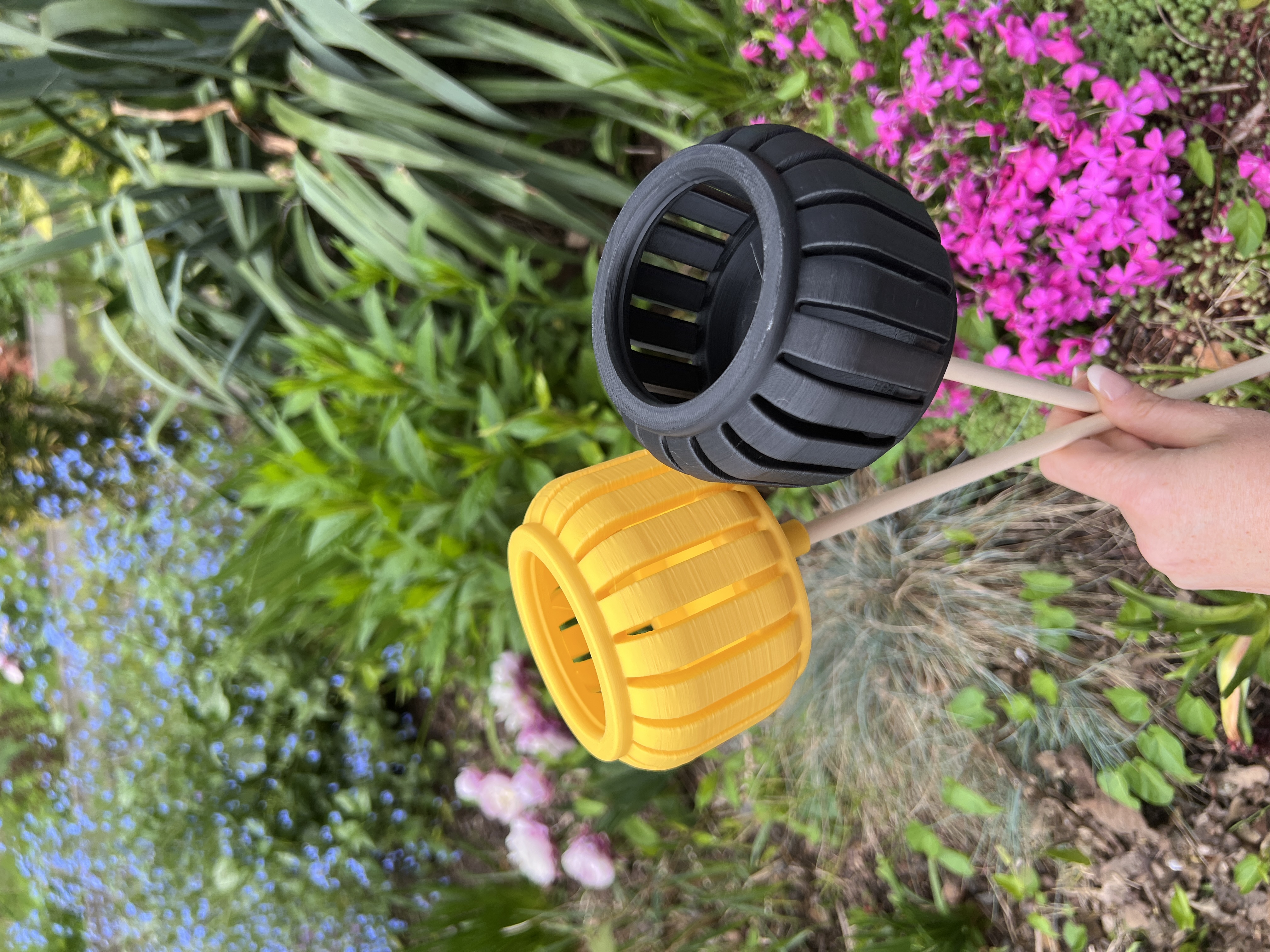 Nachhaltige 3D Druck Gartenfackel – moderne Outdoor Beleuchtung für Garten & Terrasse – stilvolle Gartendeko