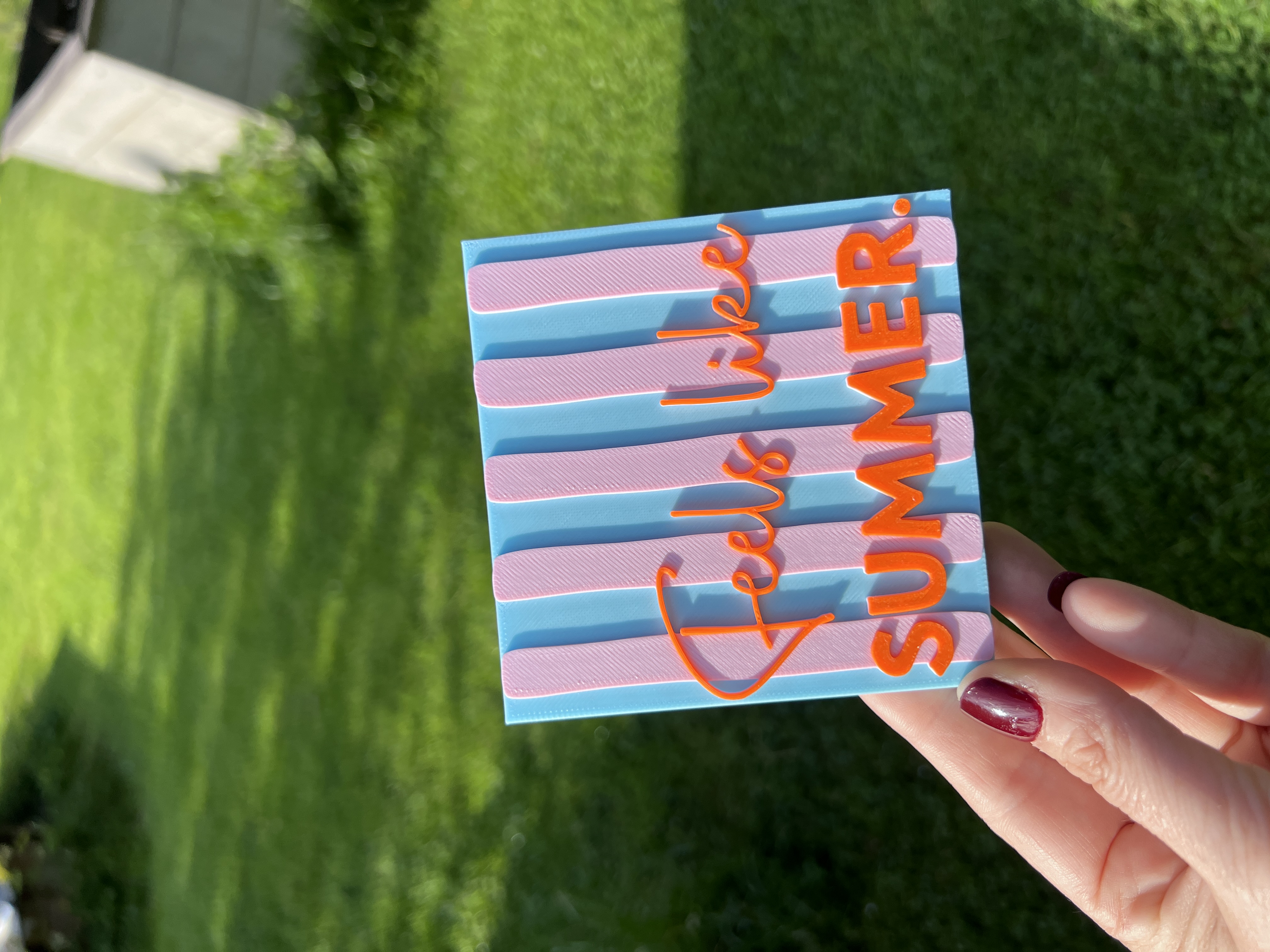 3D Statement "Feels like Summer"