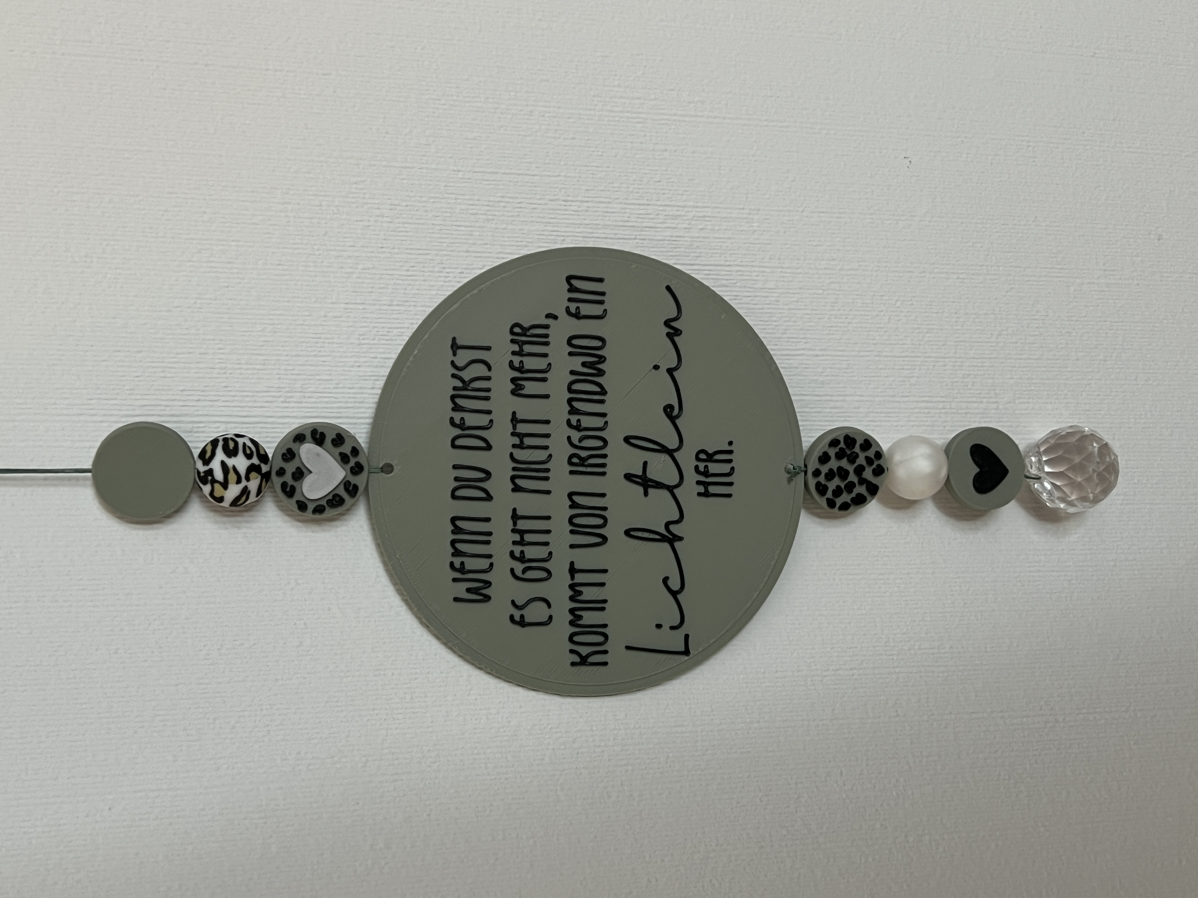 Sonnenfänger mit Spruch