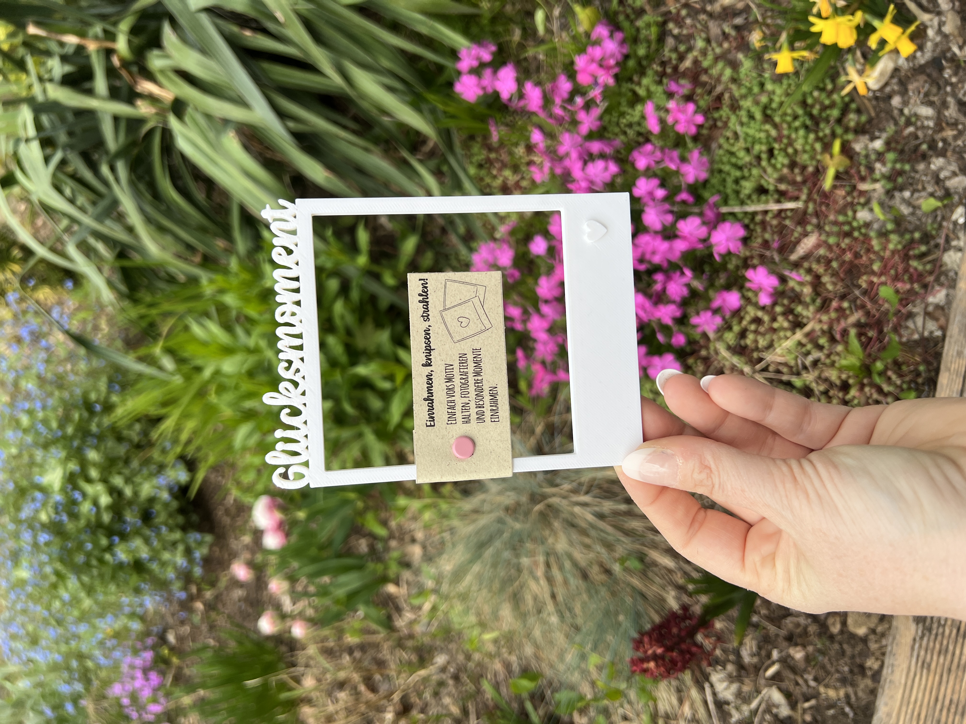 Fotorahmen Polaroid Selfie Bilderrahmen