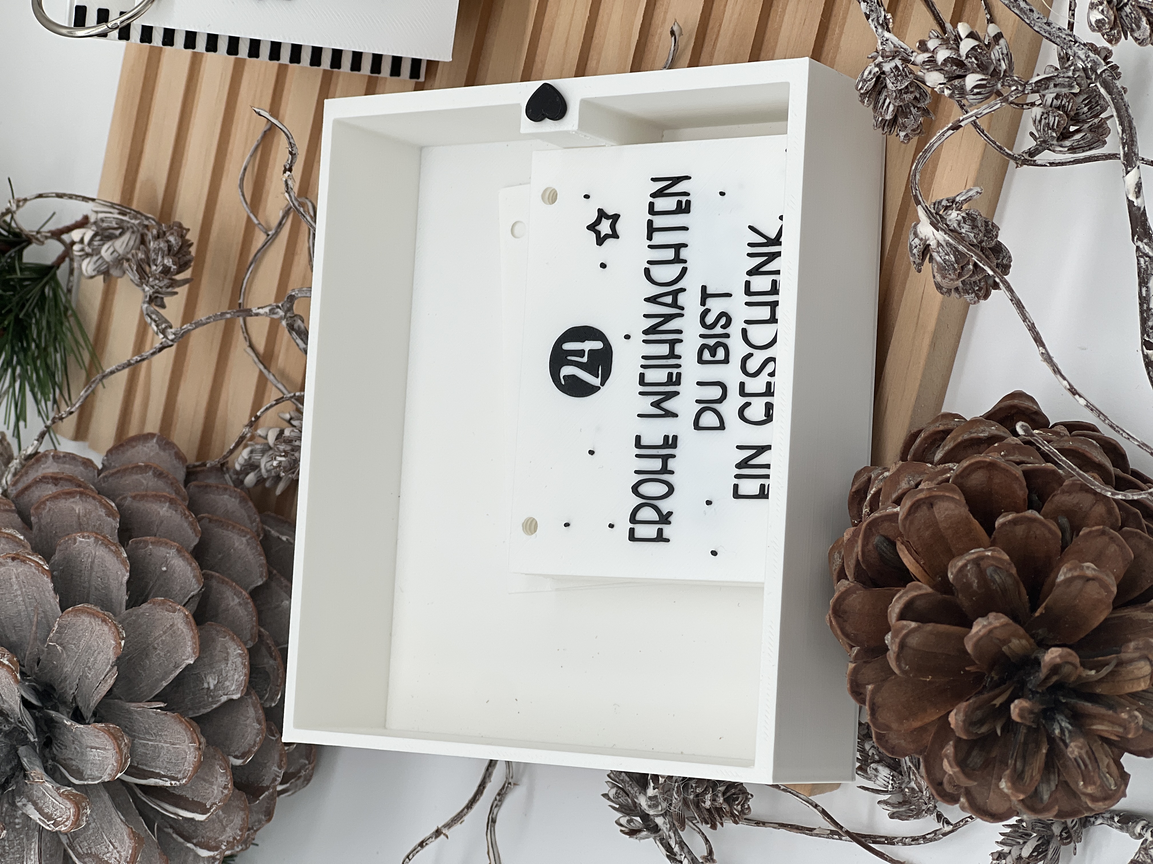 Adventskalender für Dich - 24 Kärtchenmit Botschaften