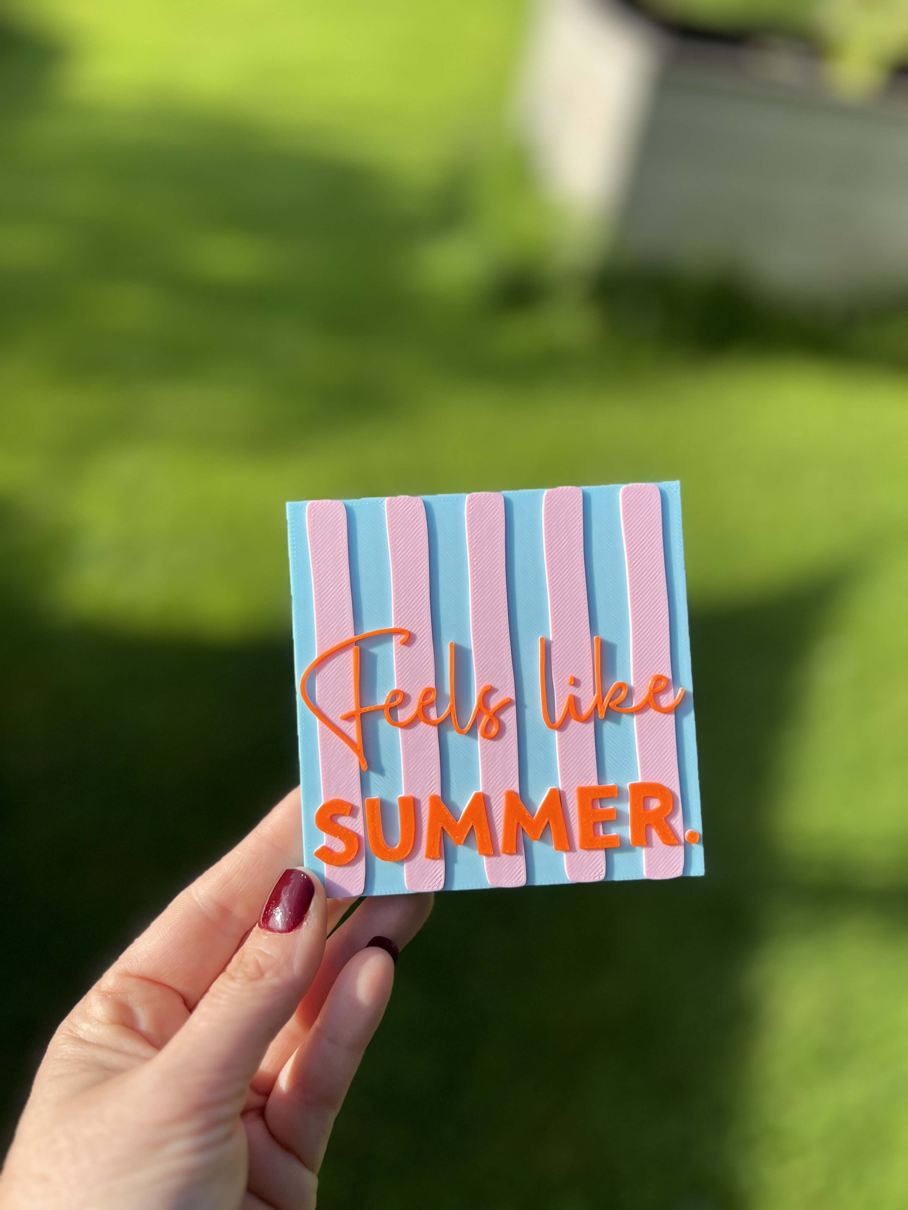 3D Statement "Feels like Summer"