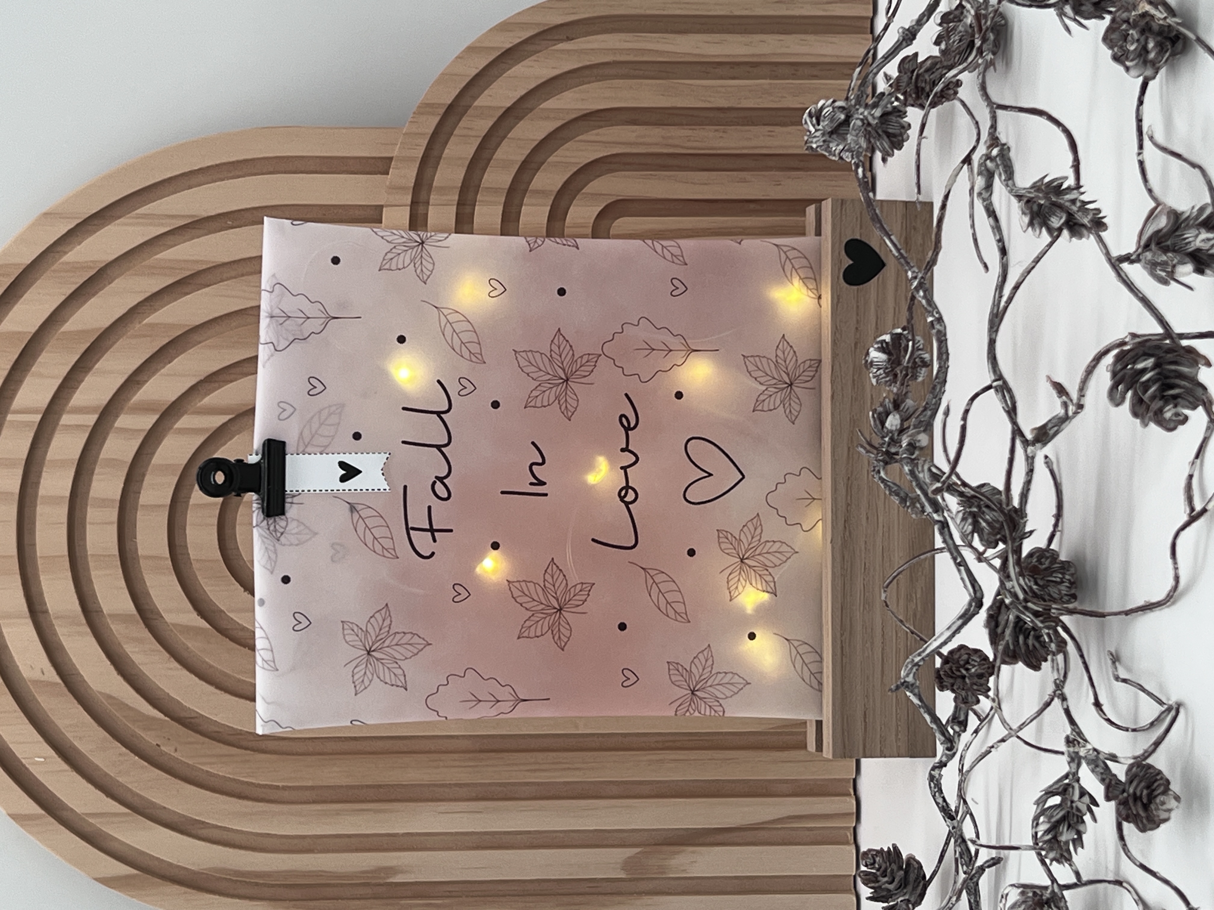 Lichttüte Fall in love mit LED