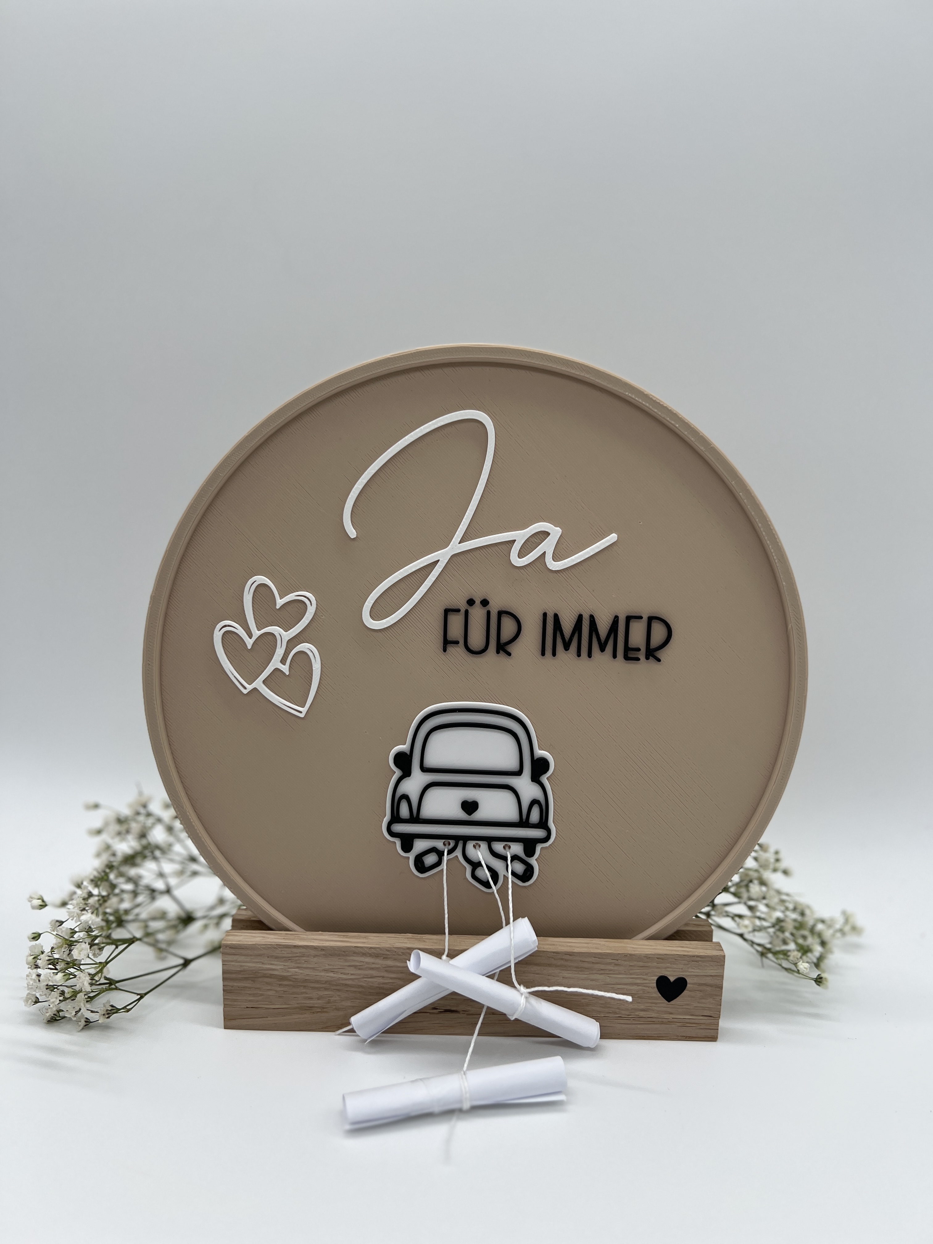 Geldgeschenk Hochzeit Ja für immer 