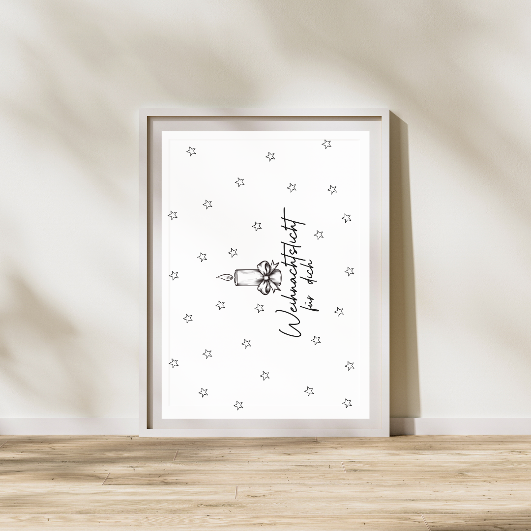 Lichttüte Weihnachtslicht Druckvorlage PDF inkl. Lizenz kleingewerblich