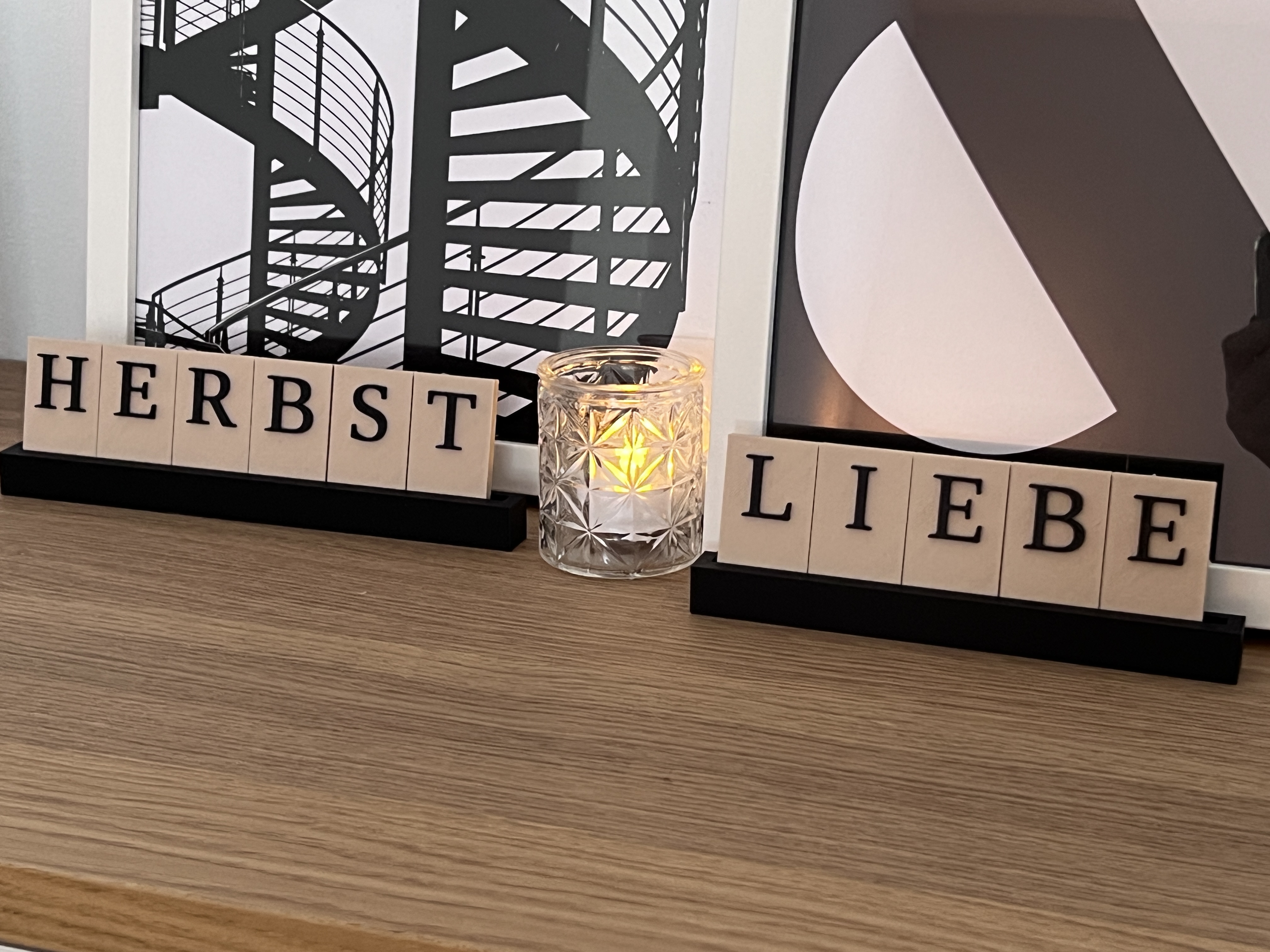 Kachelschrift digitale 3D Druckdatei