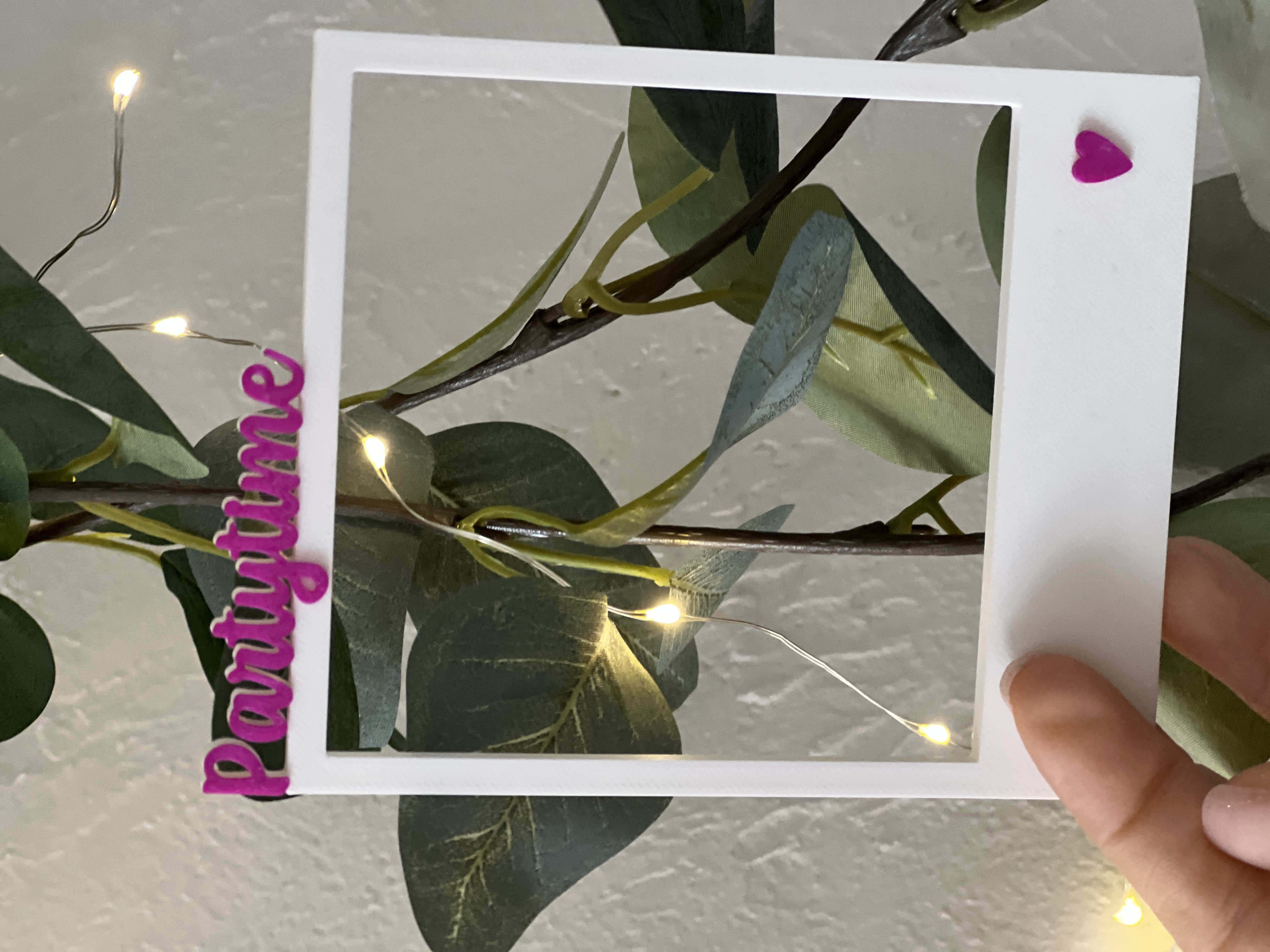 Fotorahmen Polaroid Selfie Bilderrahmen Partytime