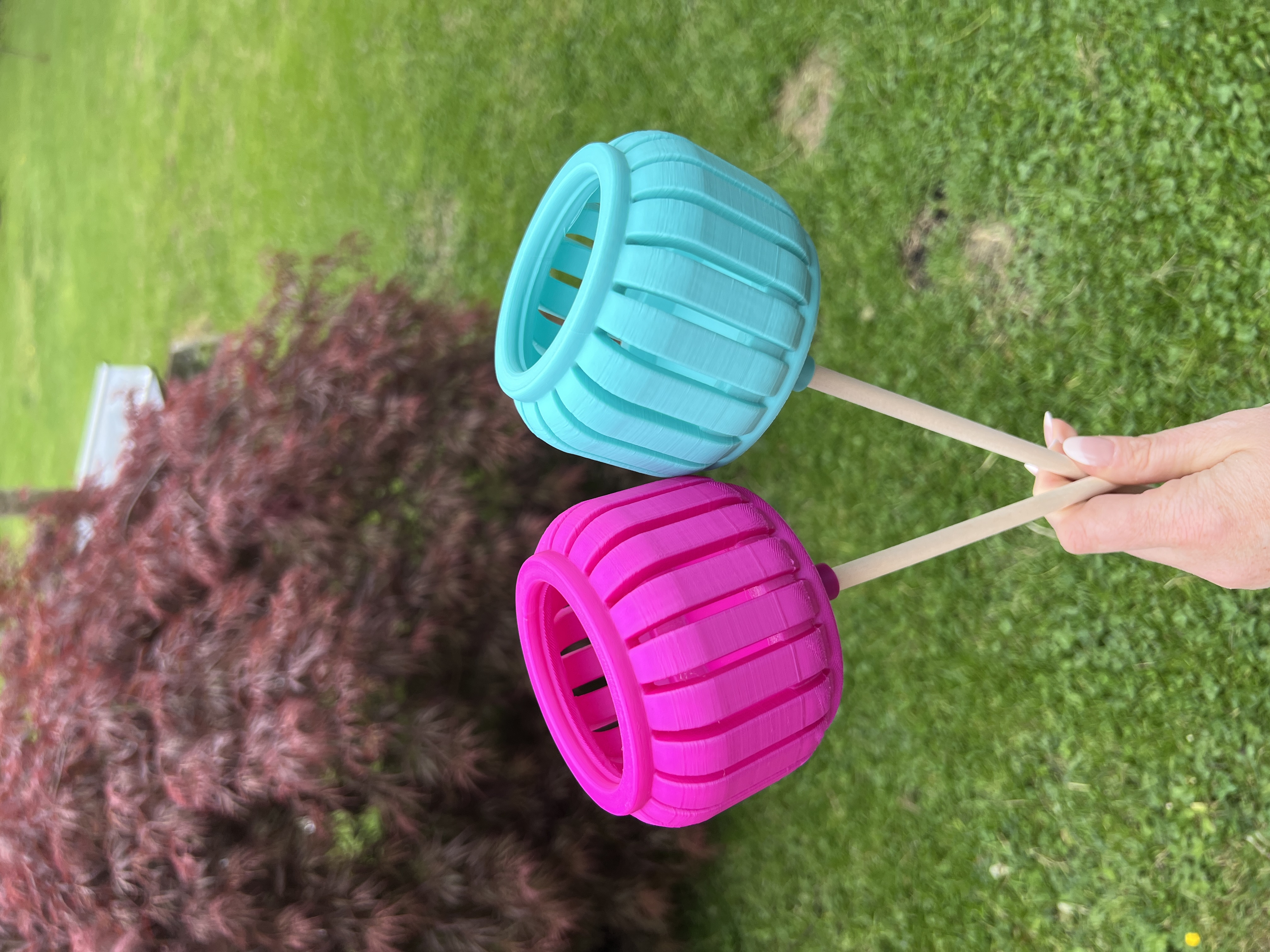 Nachhaltige 3D Druck Gartenfackel – moderne Outdoor Beleuchtung für Garten & Terrasse – stilvolle Gartendeko
