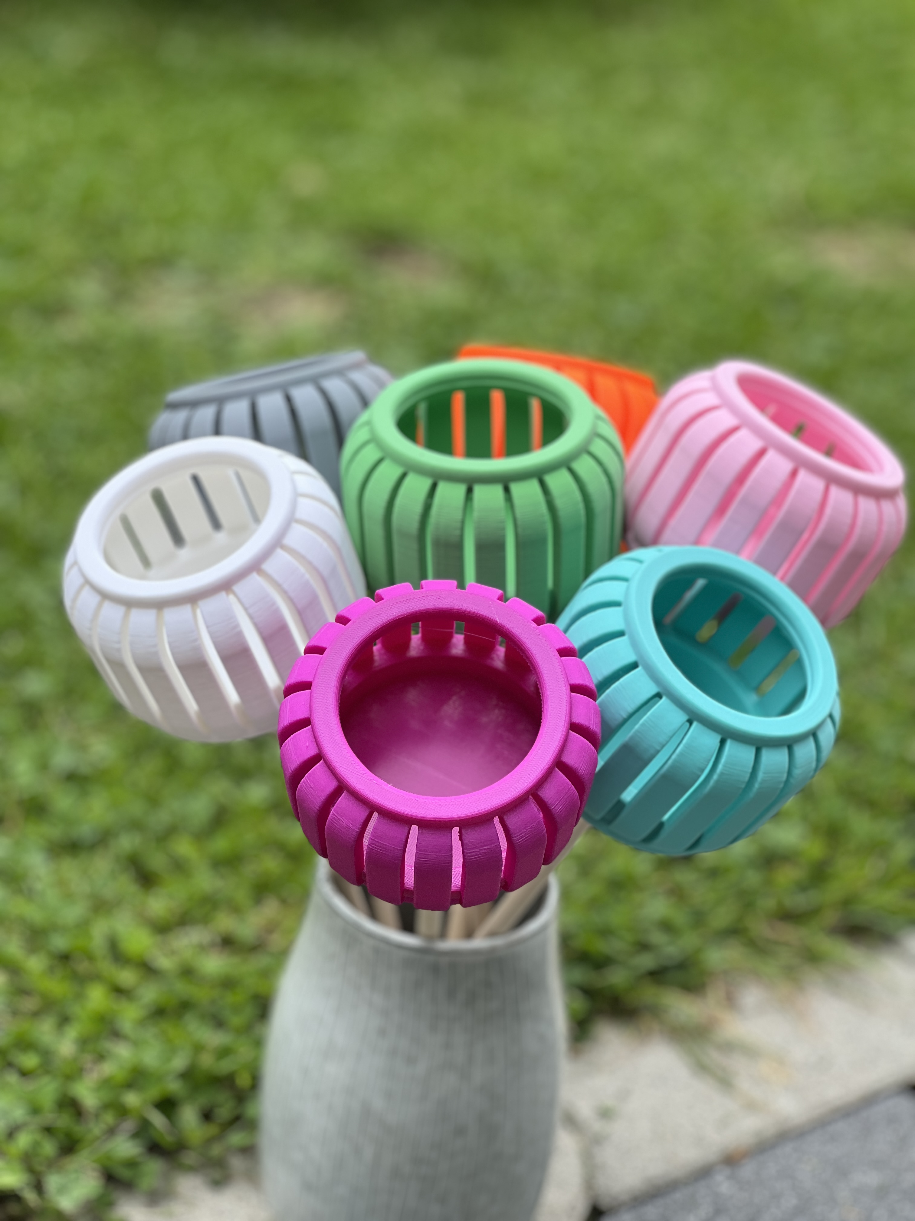 Nachhaltige 3D Druck Gartenfackel – moderne Outdoor Beleuchtung für Garten & Terrasse – stilvolle Gartendeko