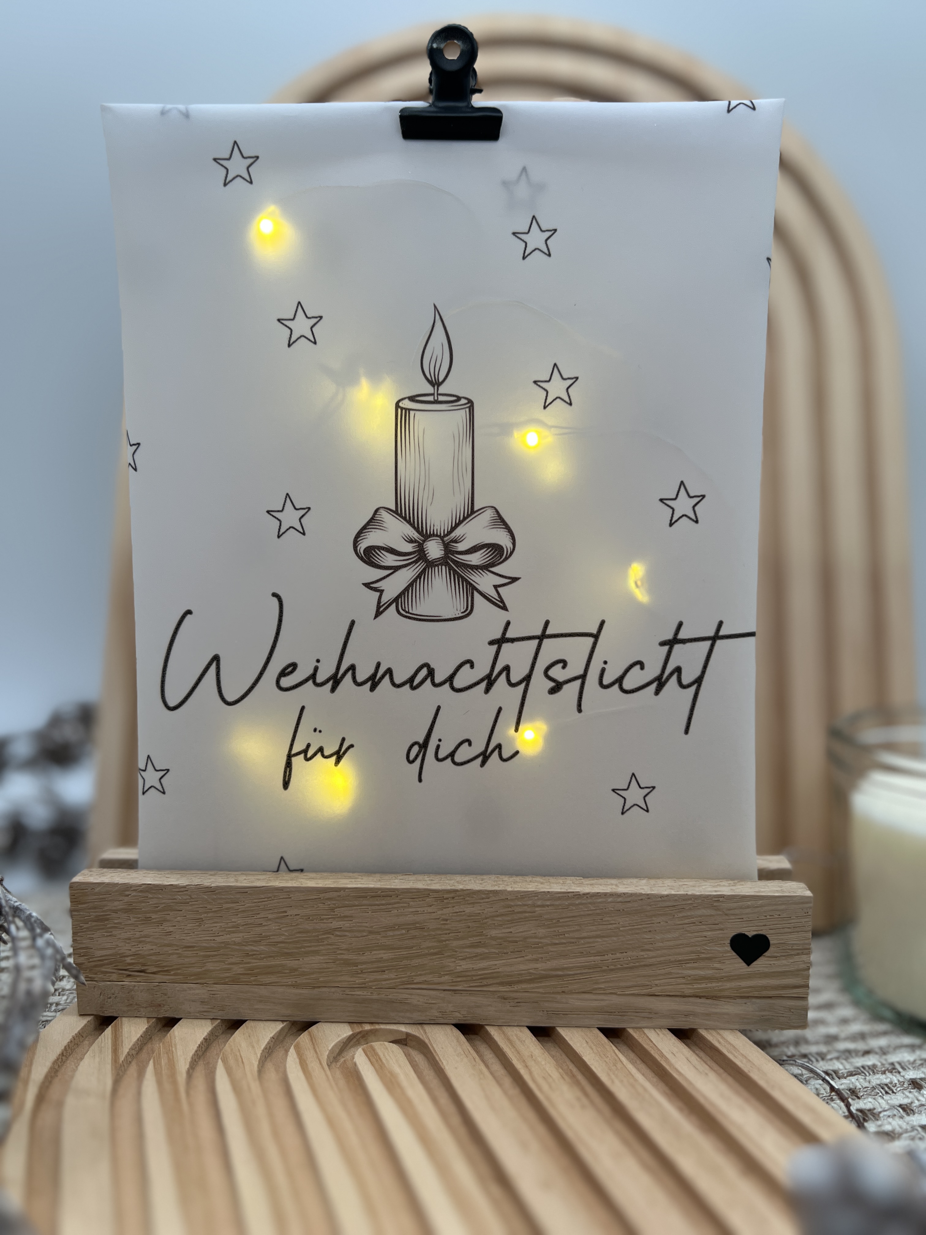 Lichttüte Weihnachtslicht Druckvorlage PDF inkl. Lizenz kleingewerblich