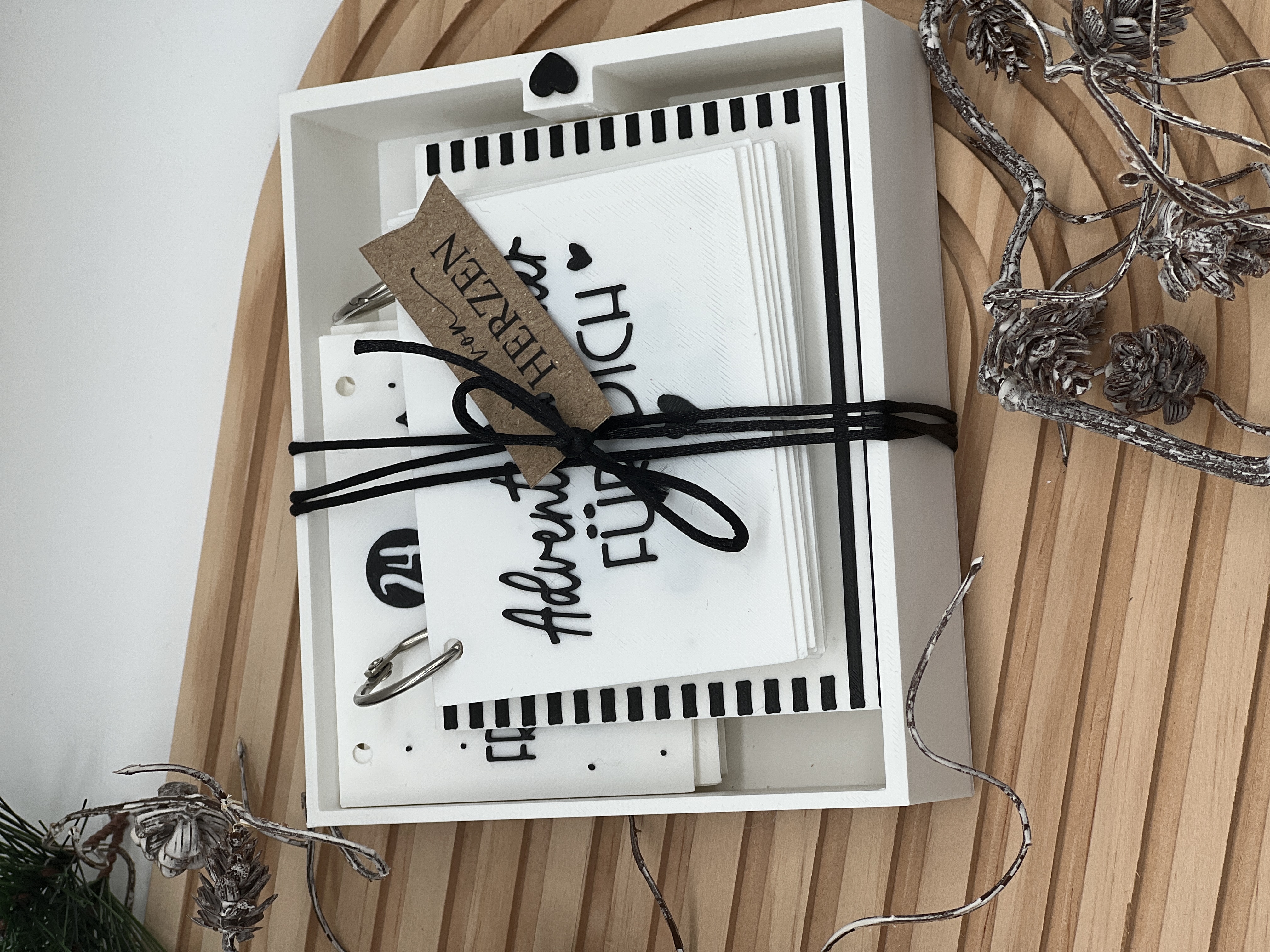 Adventskalender für Dich - 24 Kärtchenmit Botschaften