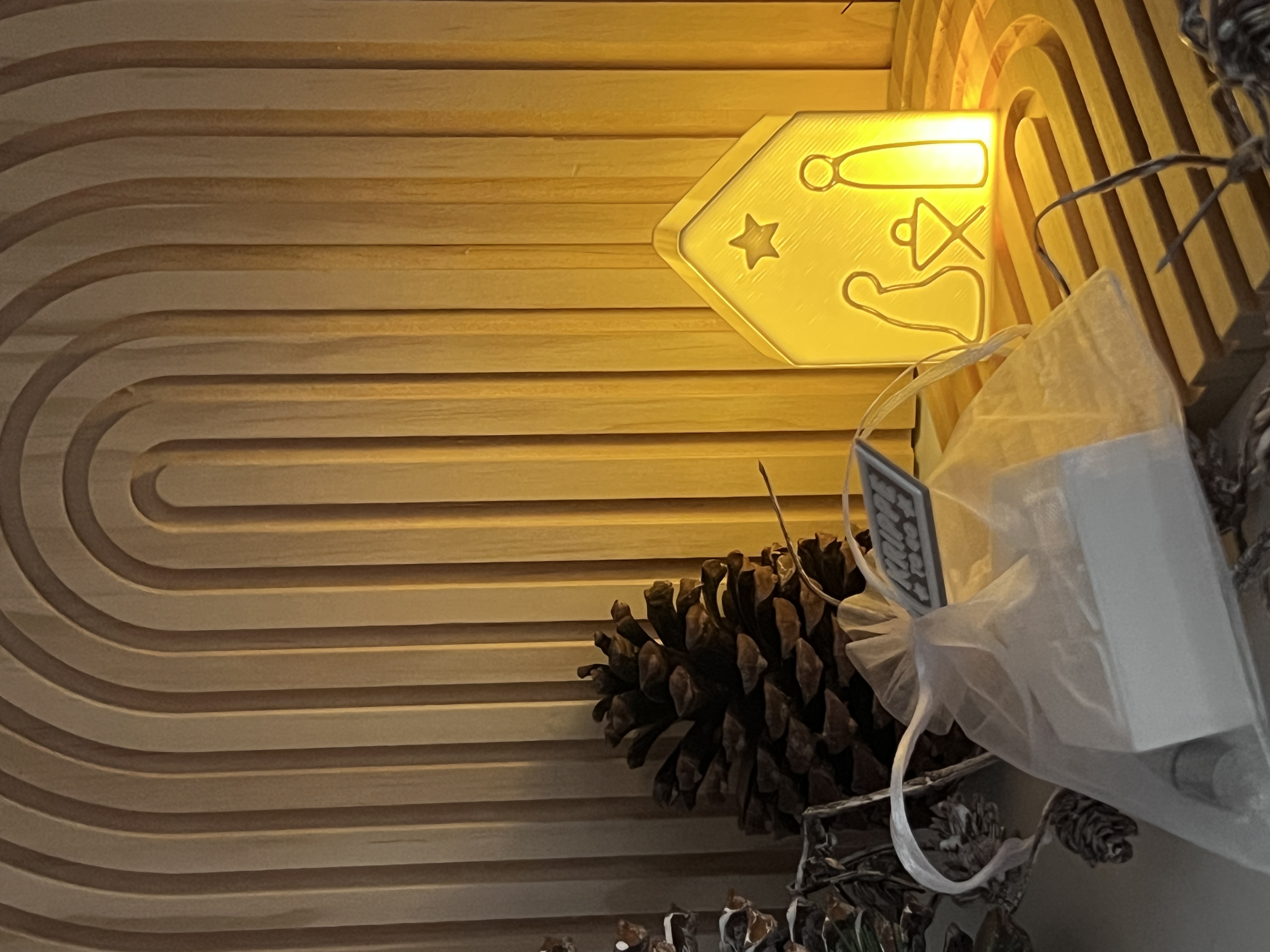 Krippe to Go mit Licht