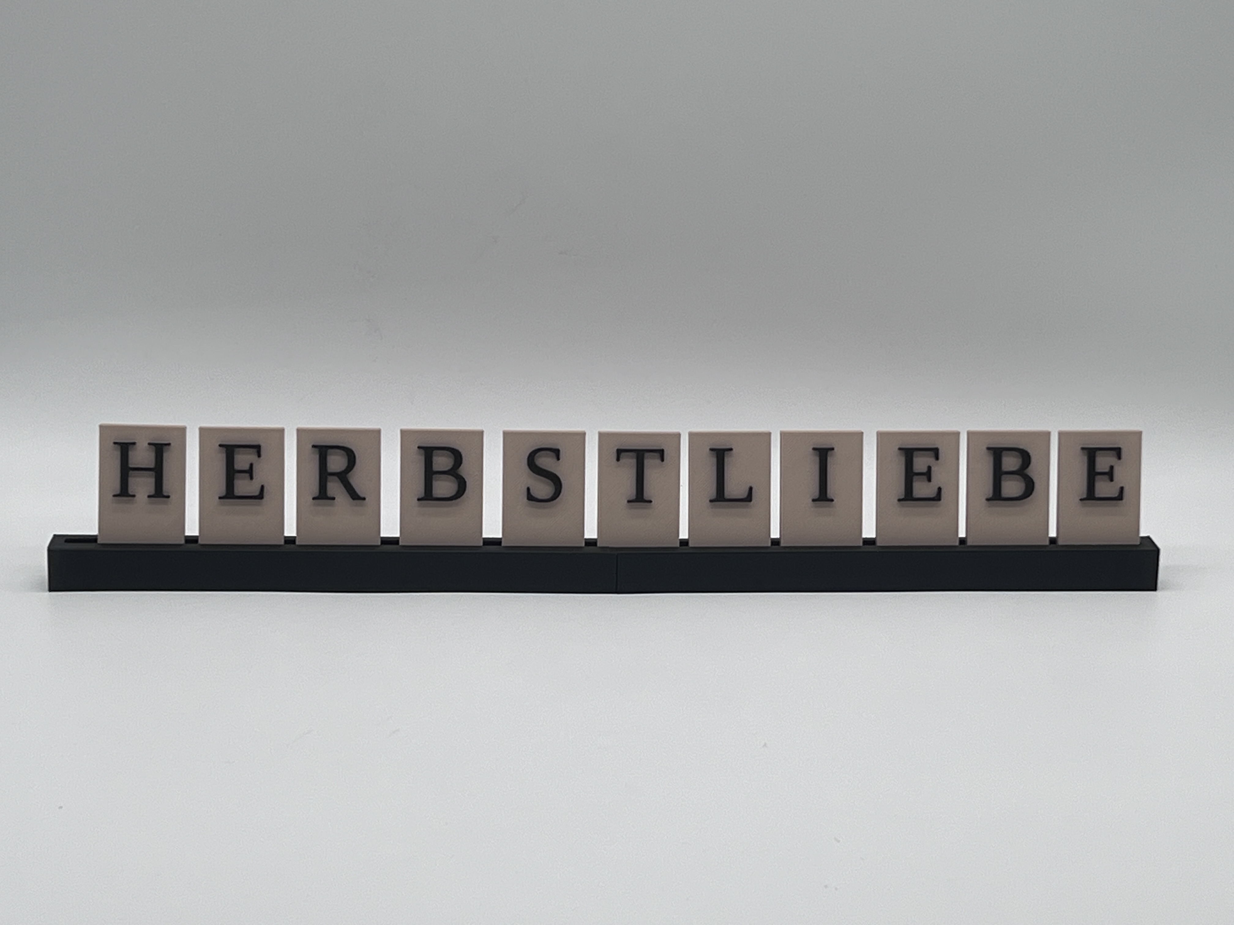 Kachelschrift digitale 3D Druckdatei