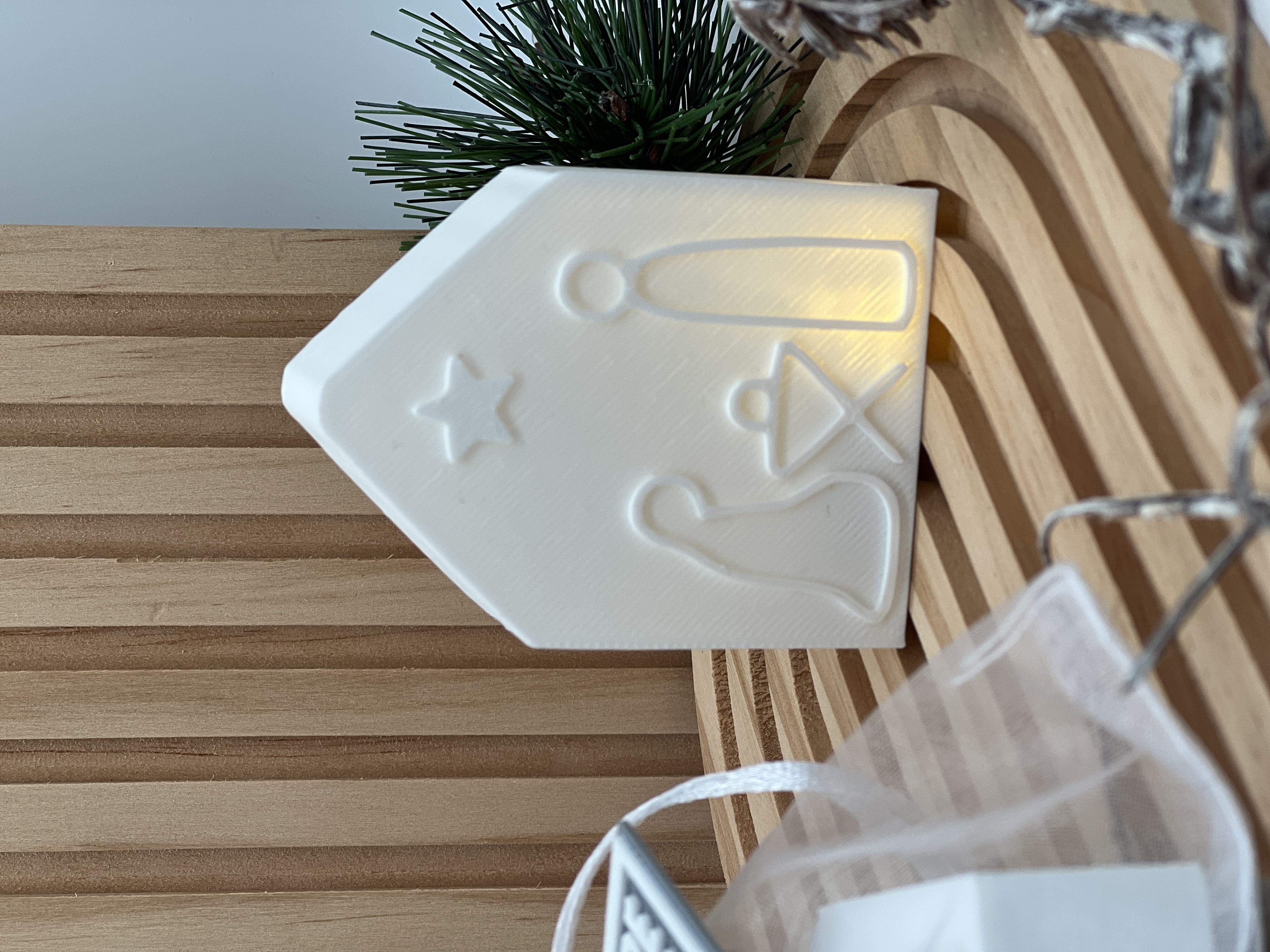 Krippe to Go mit Licht