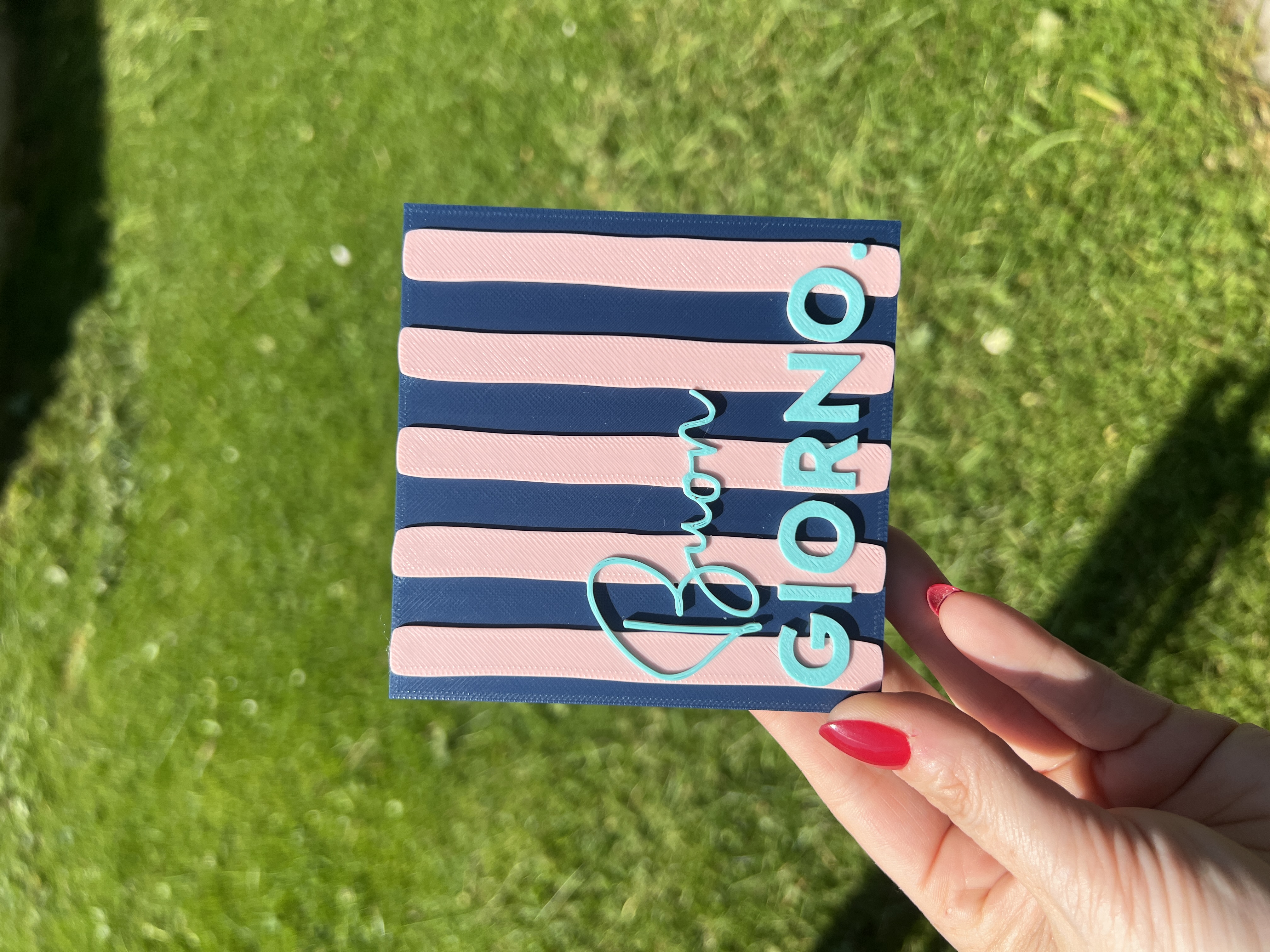 3D Statement "Buon Giorno"