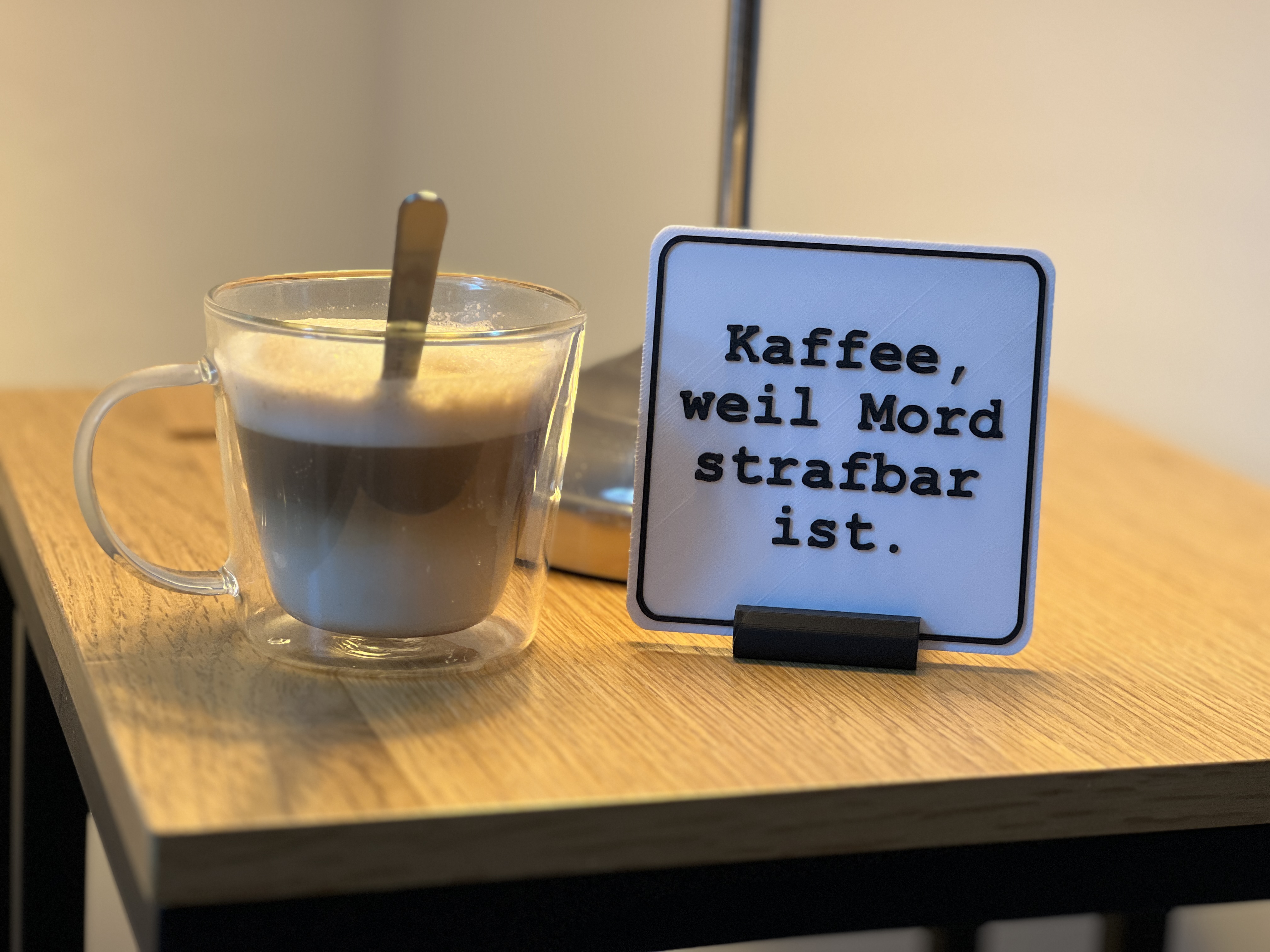Spruch Aufsteller