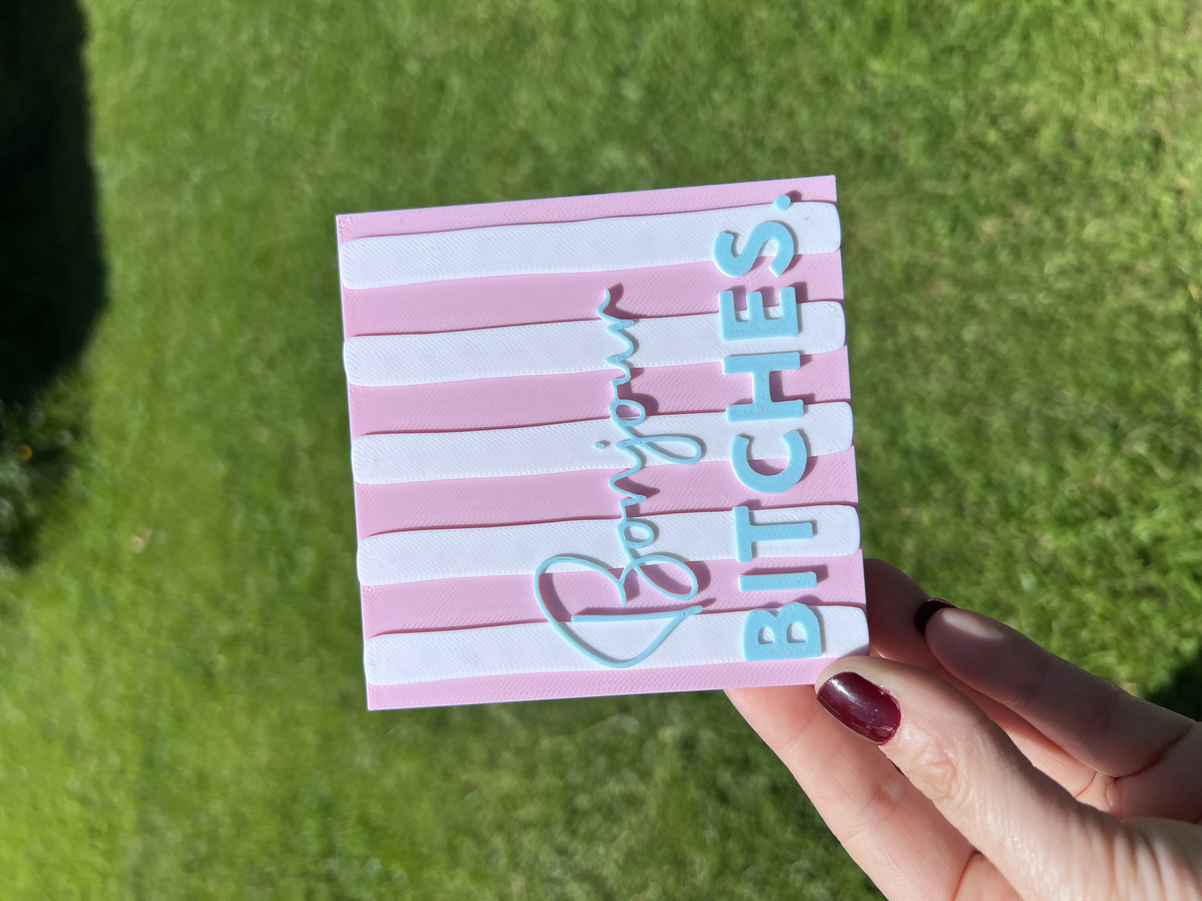 3D Statement "Bonjour Bitches"