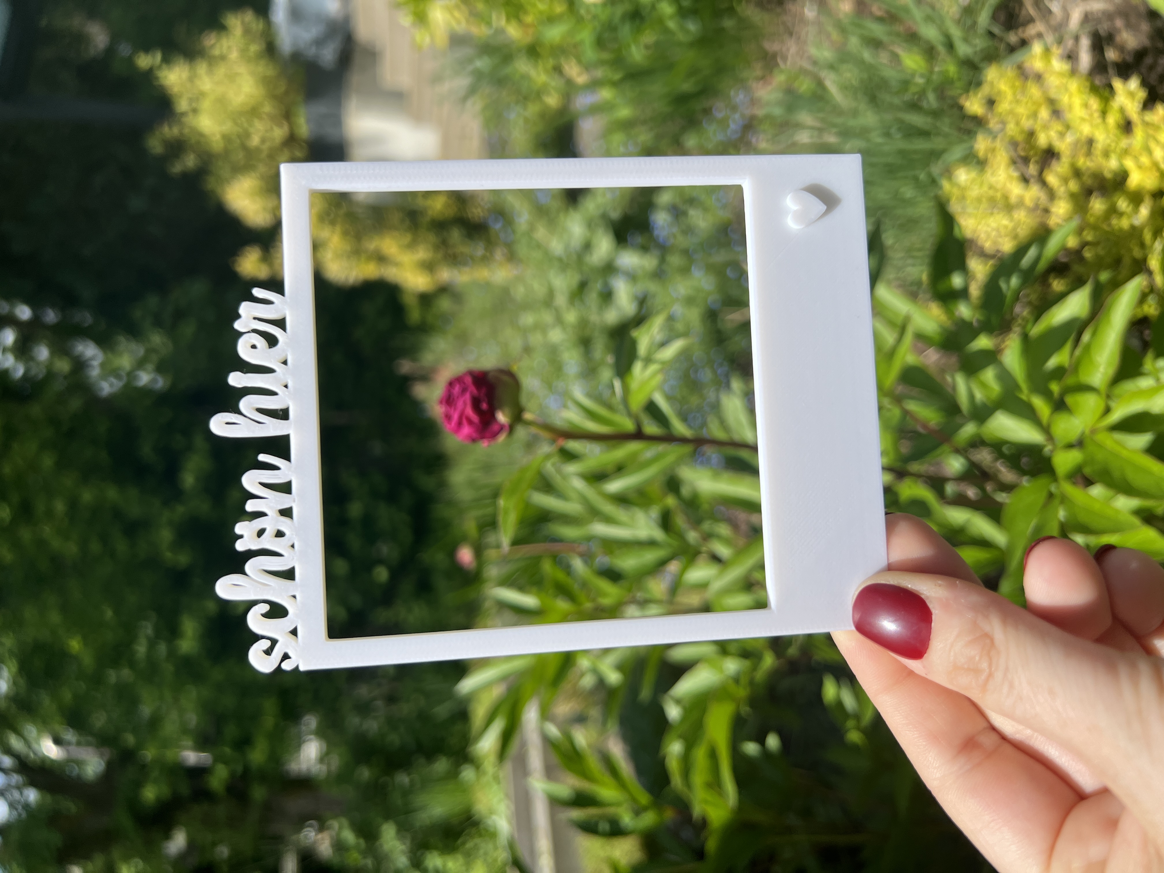 Polaroid Selfie Bilderrahmen