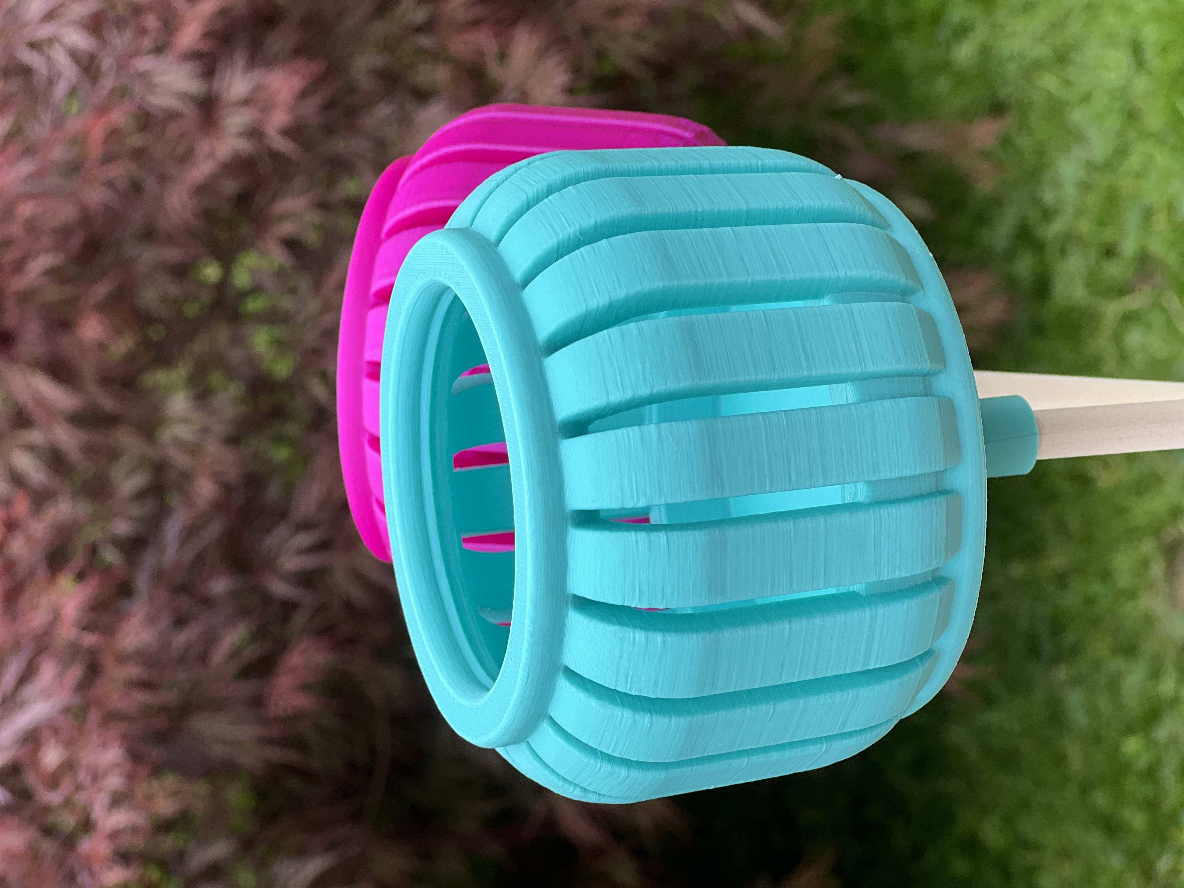 Nachhaltige 3D Druck Gartenfackel – moderne Outdoor Beleuchtung für Garten & Terrasse – stilvolle Gartendeko