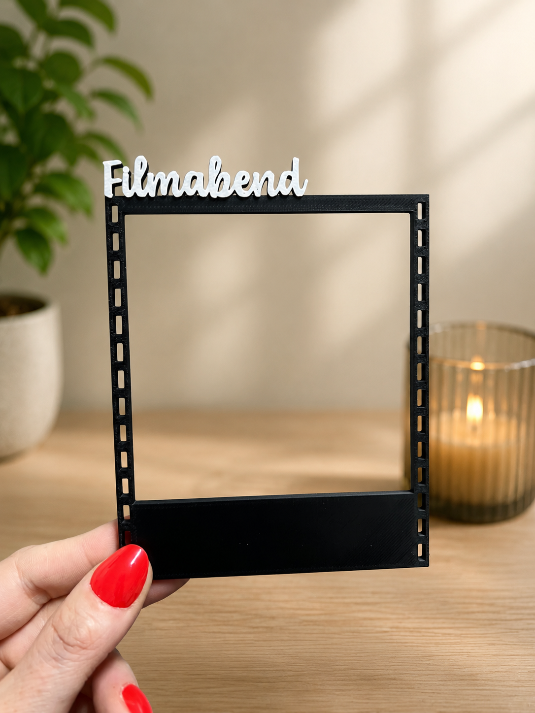 Fotorahmen Polaroid Selfie Bilderrahmen Filme schwarz-weiß