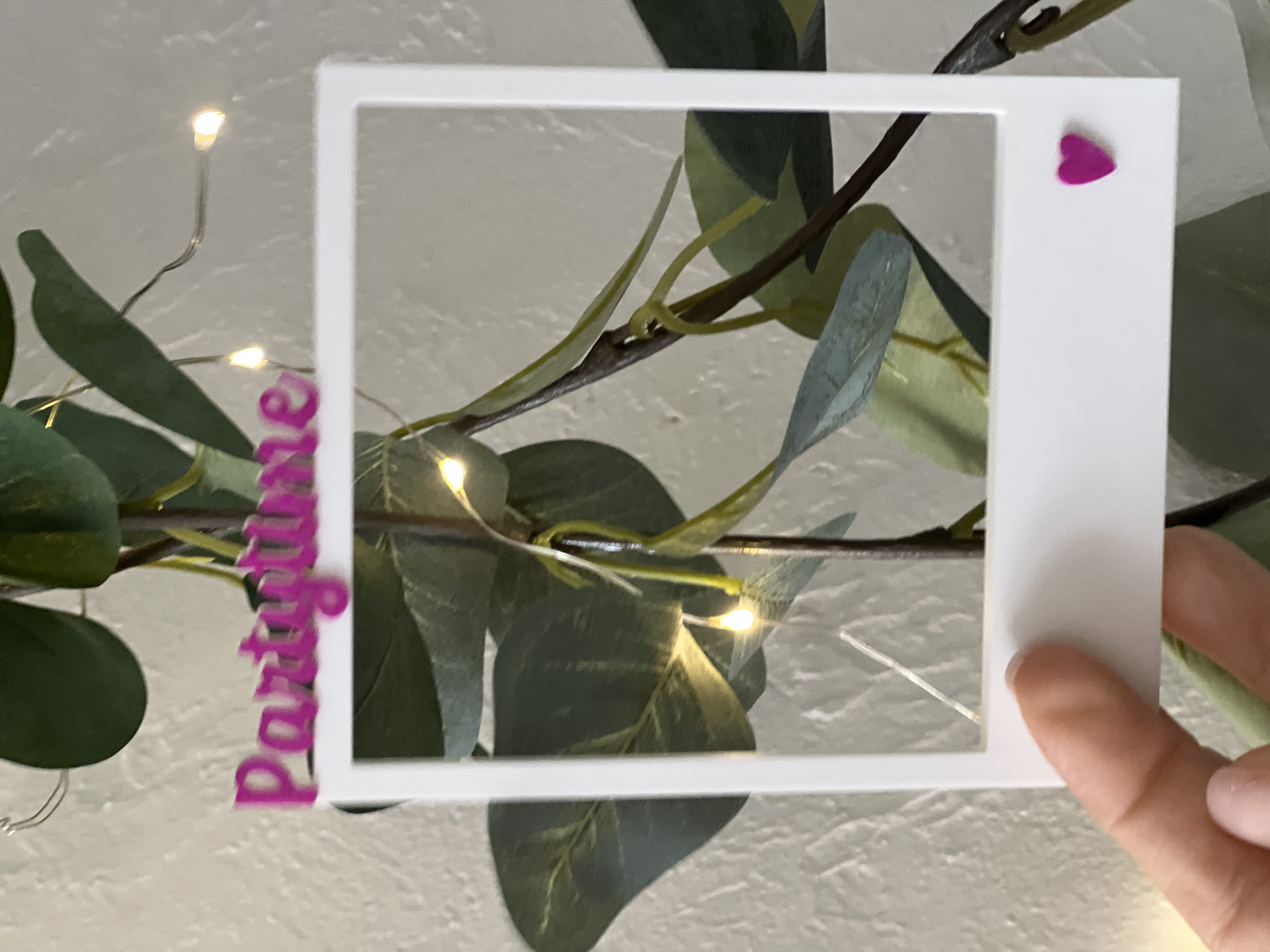 Fotorahmen Polaroid Selfie Bilderrahmen Partytime