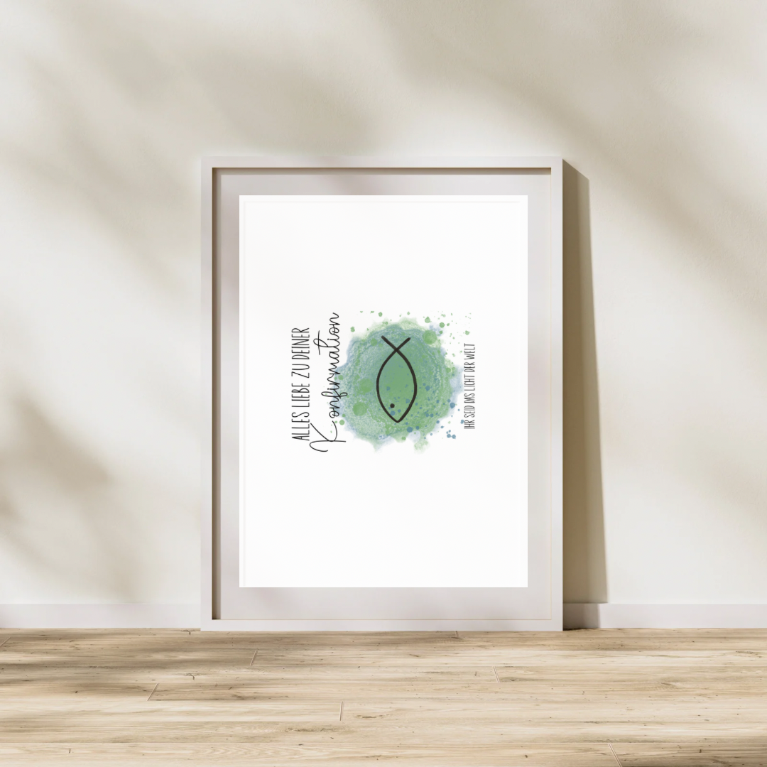 Lichttüte Konfirmation 2er Set  PDF Vorlage inkl. Lizenz